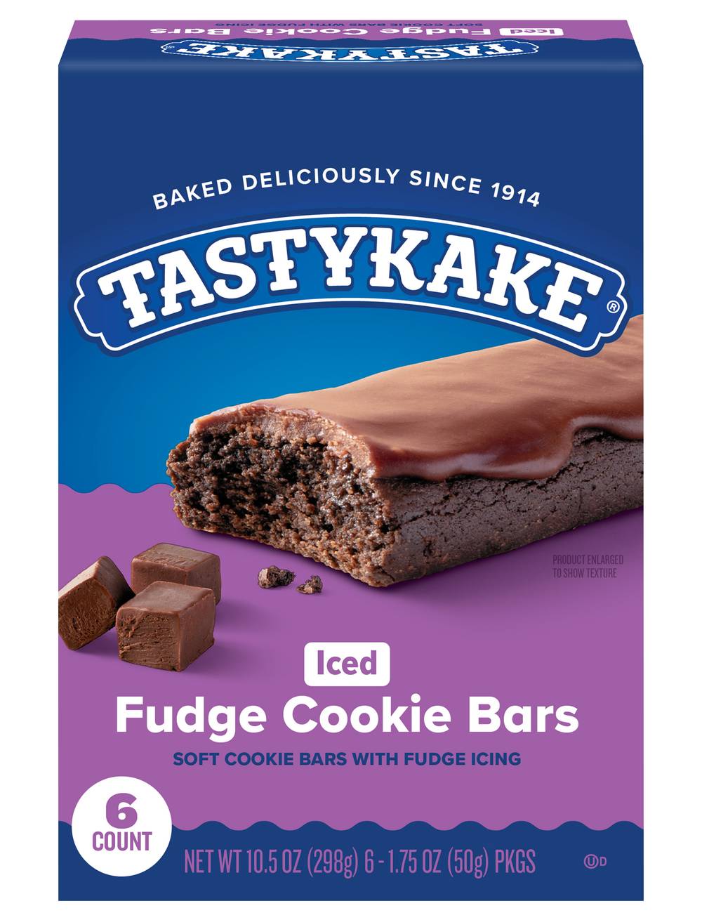 Tastykake Iced Fudge Soft Cookie Bars (10.6 oz)