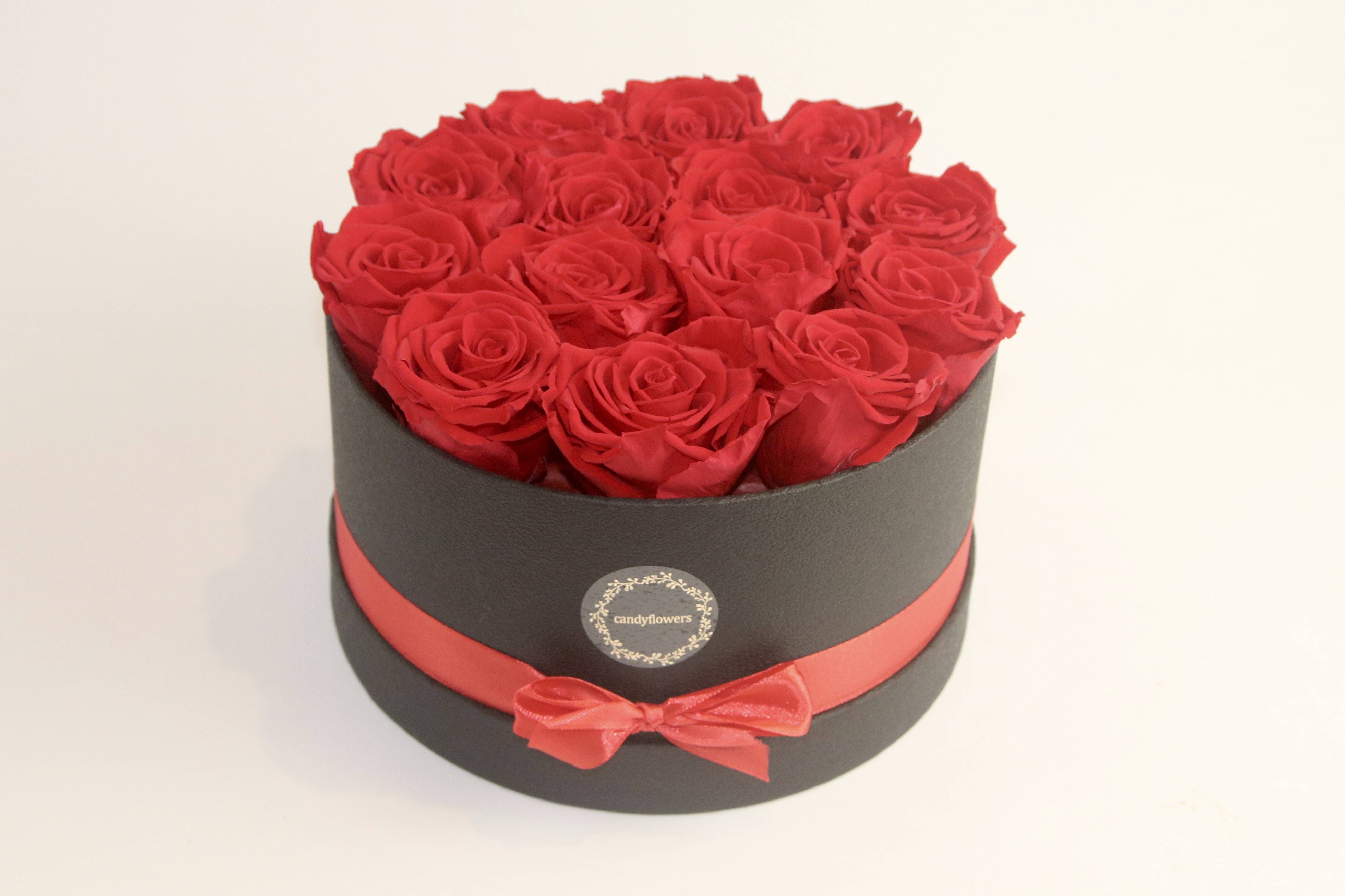 Medium rose éternelle rouge 