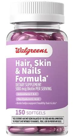 Walgreens Hair Skin & Nails Formula Softgels (150 ct)