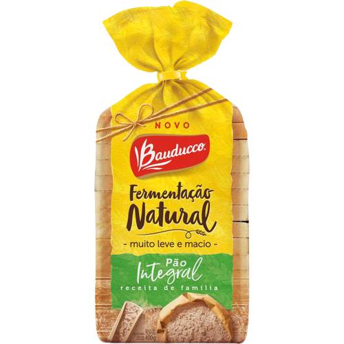 Bauducco pão fermentação natural 36% integral (390 g)