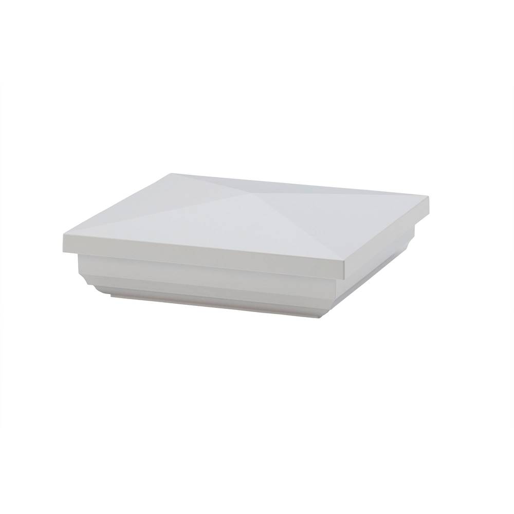 RELIABILT 4-in x 4-in White Plastic Deck Post Cap | QPP68-WHG-P1