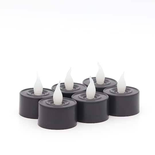 Black & Color Changing Halloween Led Tealight Candles, 6Ct. By Ashland