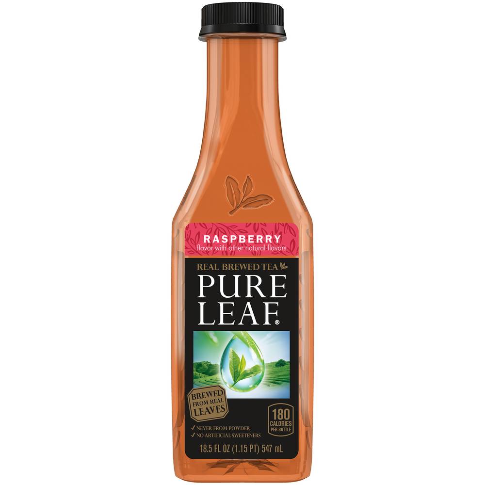 Pure Leaf - Raspberry Iced Tea - 12/18.5 oz bottles (1X12|1 Unit per Case)
