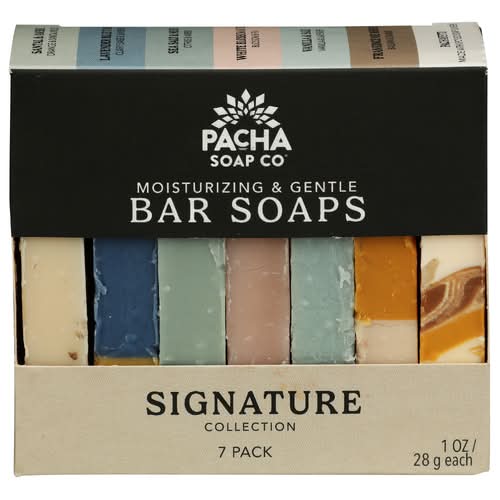 Pacha Soap Co Signature Collection Bar Soaps 7 Pack