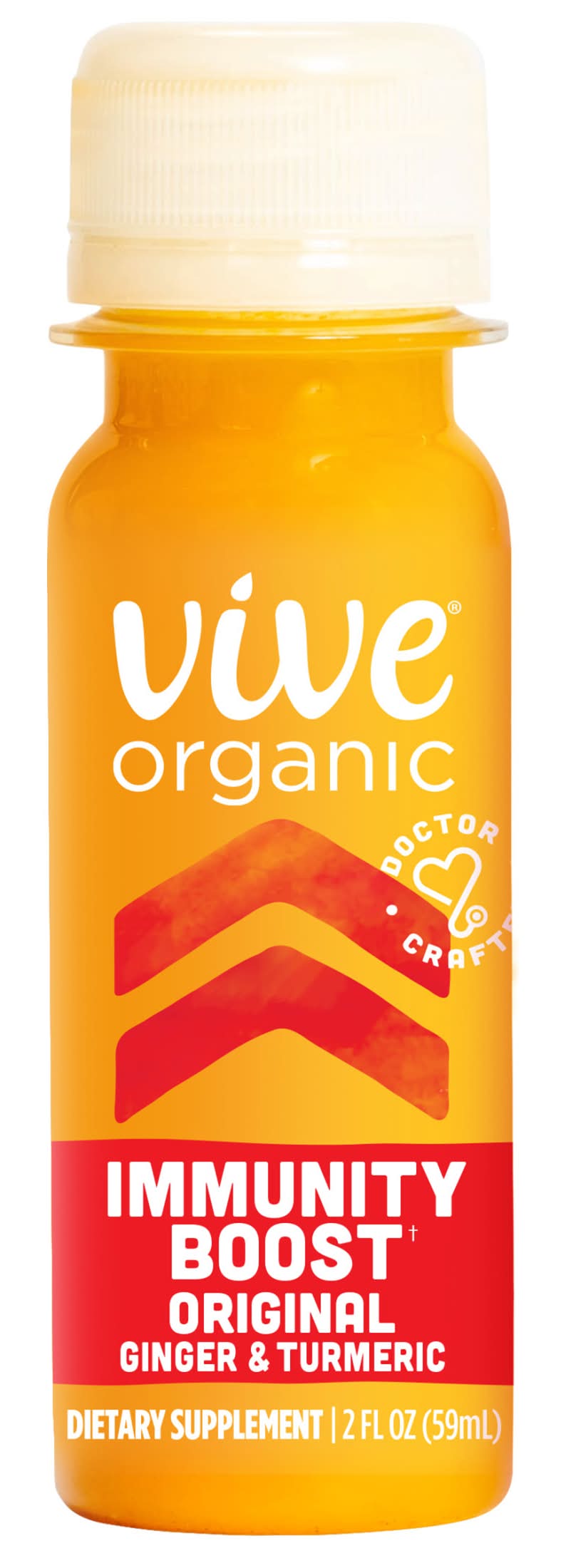 Vive Organic Immunity Boost Ginger & Turmeric Wellness Shot, Original (2 fl oz)