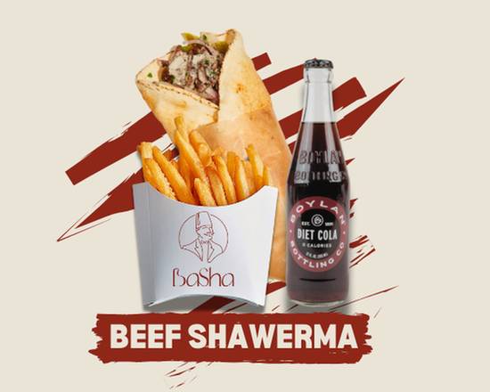 Beef Shawarma Sandwich Meal