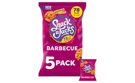 Snack-a-jacks BBQ Crisps 5pk
