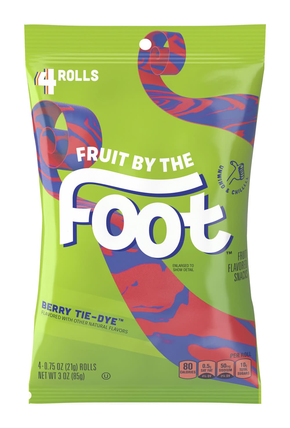Fruit By The Foot™ Berry Tie-Dye™ Fruit Flavored Snack 3oz, 4-Count