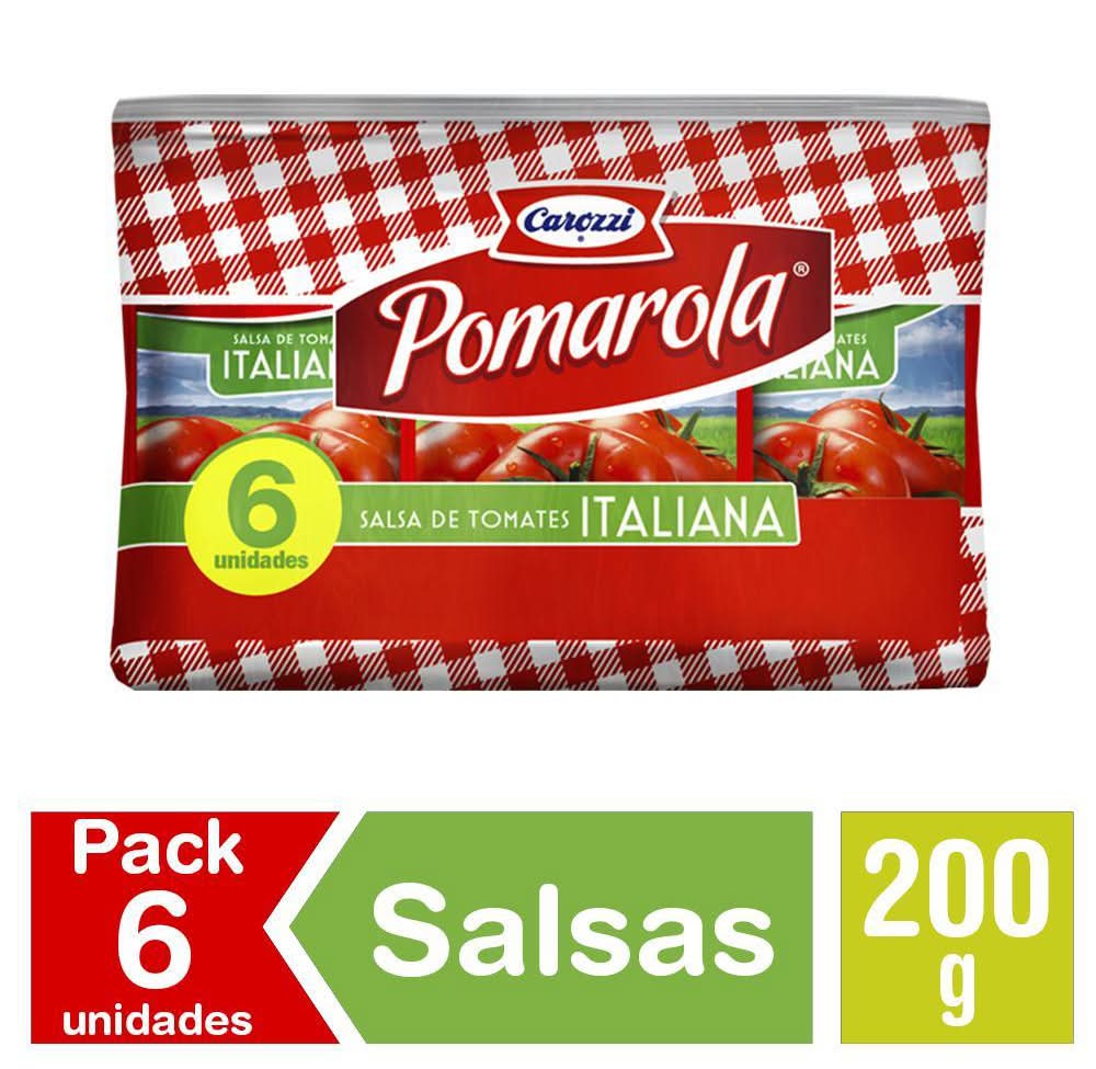 Pomarola · Salsa de tomate italiana (6 x 200 g)