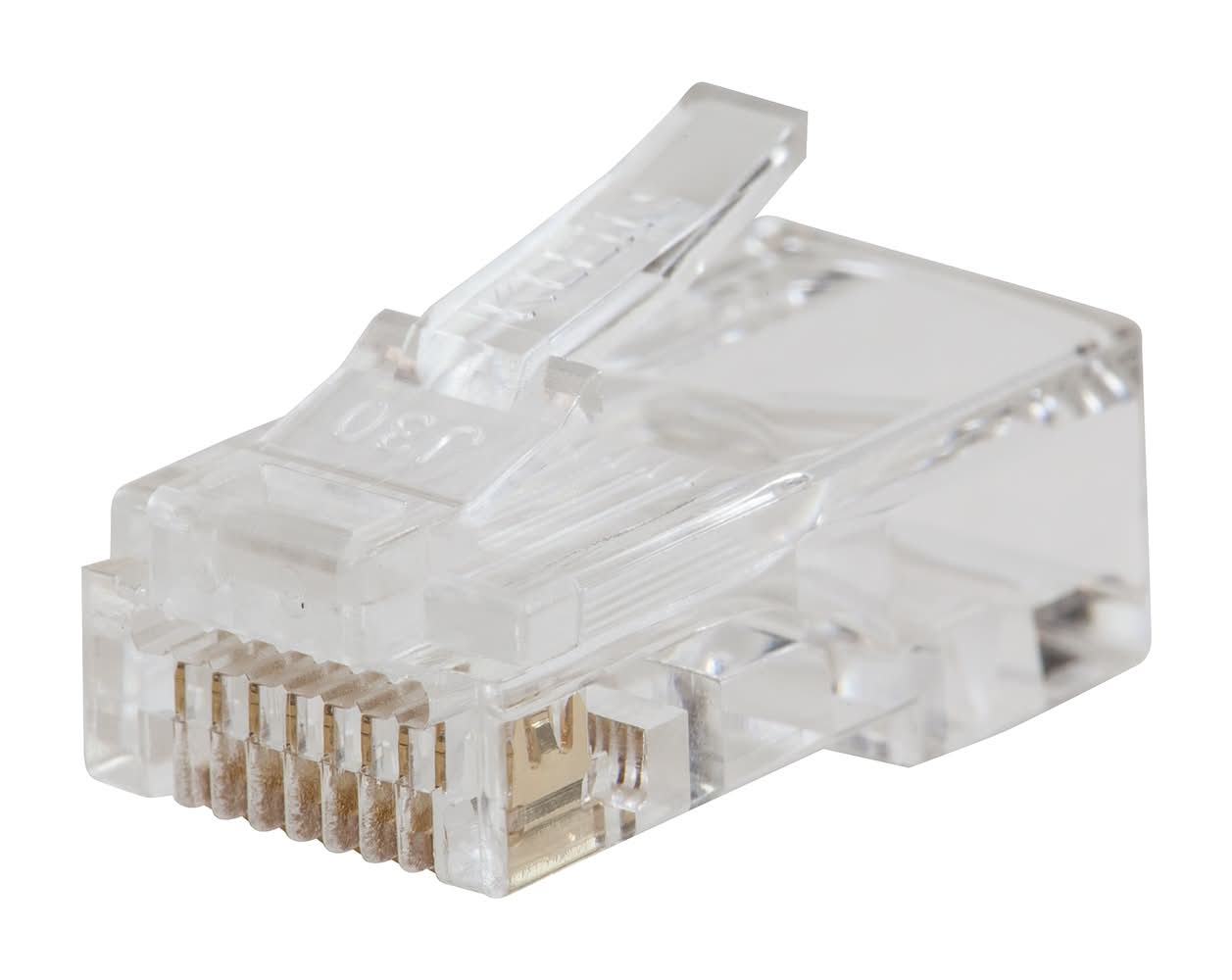 Klein Tools Pass-Thru Modular Data Plugs RJ45-CAT6, 10-Pack