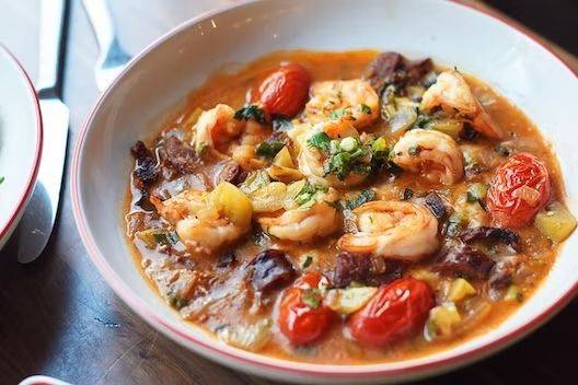 Shrimp & Grits, Andouille