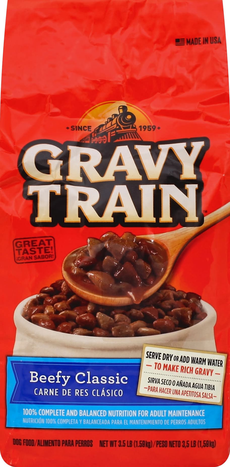 Gravy Train Beefy Classic Dry Dog Food (3.5 lbs)