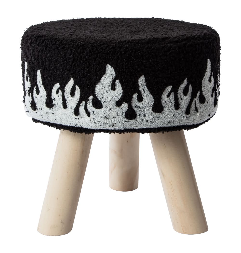 Design Foot Stool Flame
