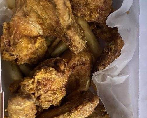 Any Half Sub 4 Whole Wings or 8 Buffalo Wings + Fries And Can Of Soda