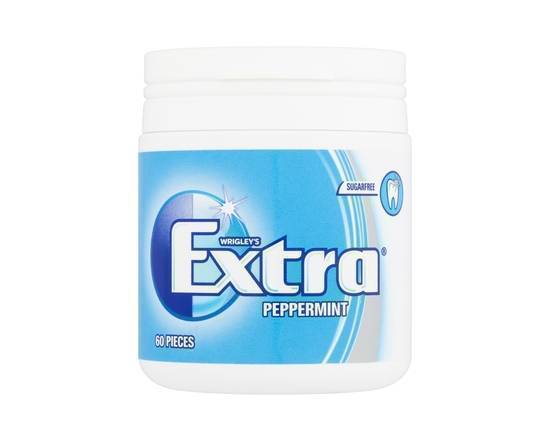 Extra Peppermint Chewing Gum Sugar Free Bottle 60 Pieces