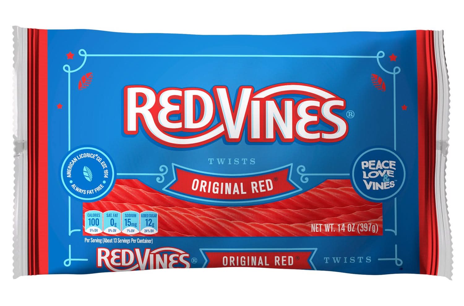 Red Vines Original Red Licorice 14 Oz