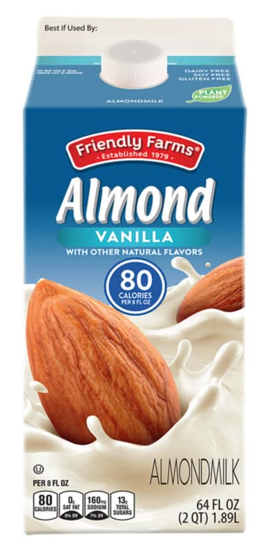 Friendly Farms Vanilla Almond Milk