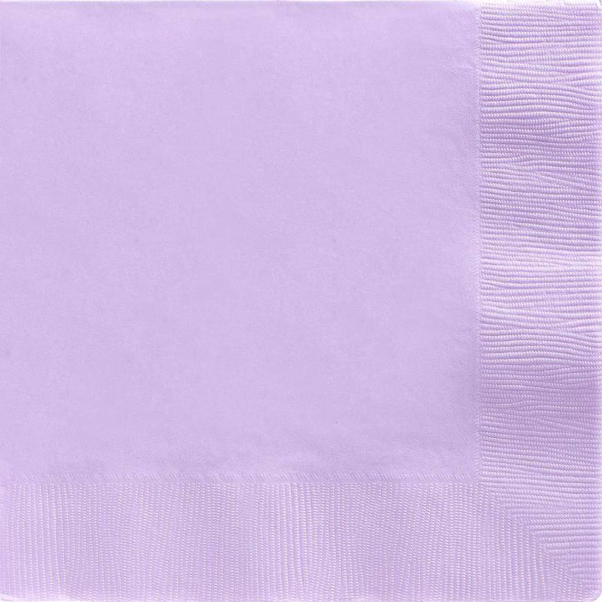 Party City Paper Dinner Napkins (7.5in)(lavender)