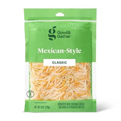 Good & Gather Shredded Classic Mexican Style Cheese