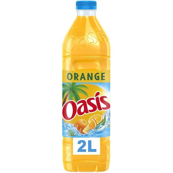Oasis - Boisson gazeuse rafraîchissante aux extraits (2 L) (orange)