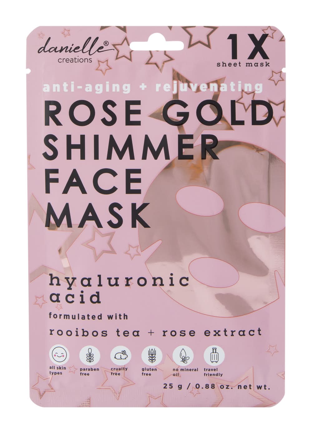 Danielle Creations® Face Mask Rose Gold