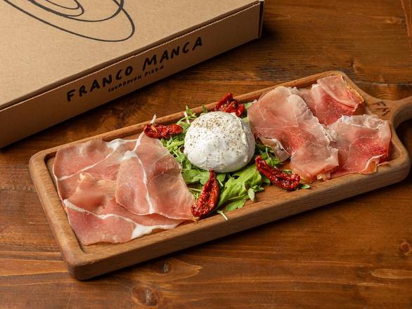 Buffalo Mozzarella and Cured Prosciutto