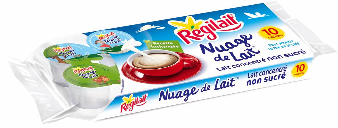 Régilait - Lait concentré non sucré nuage de lait (10 pièces, 7.5 g)