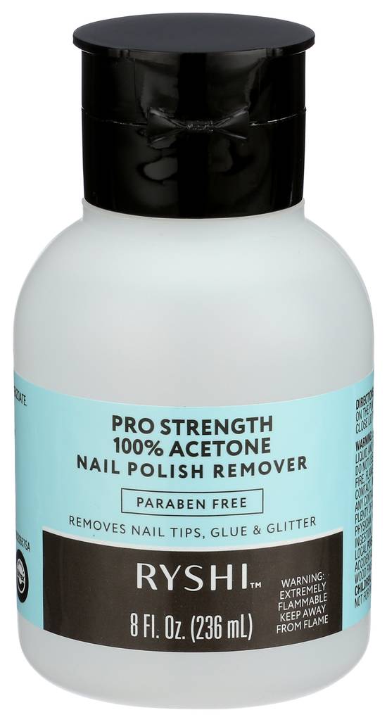 Ryshi Acetone 100% Pump Nail Polish Remover - 8 fl oz