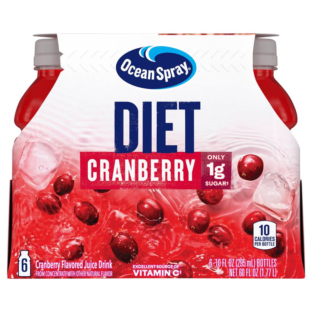 Ocean Spray Diet Cranberry Juice Drink (6 x 10 fl oz)