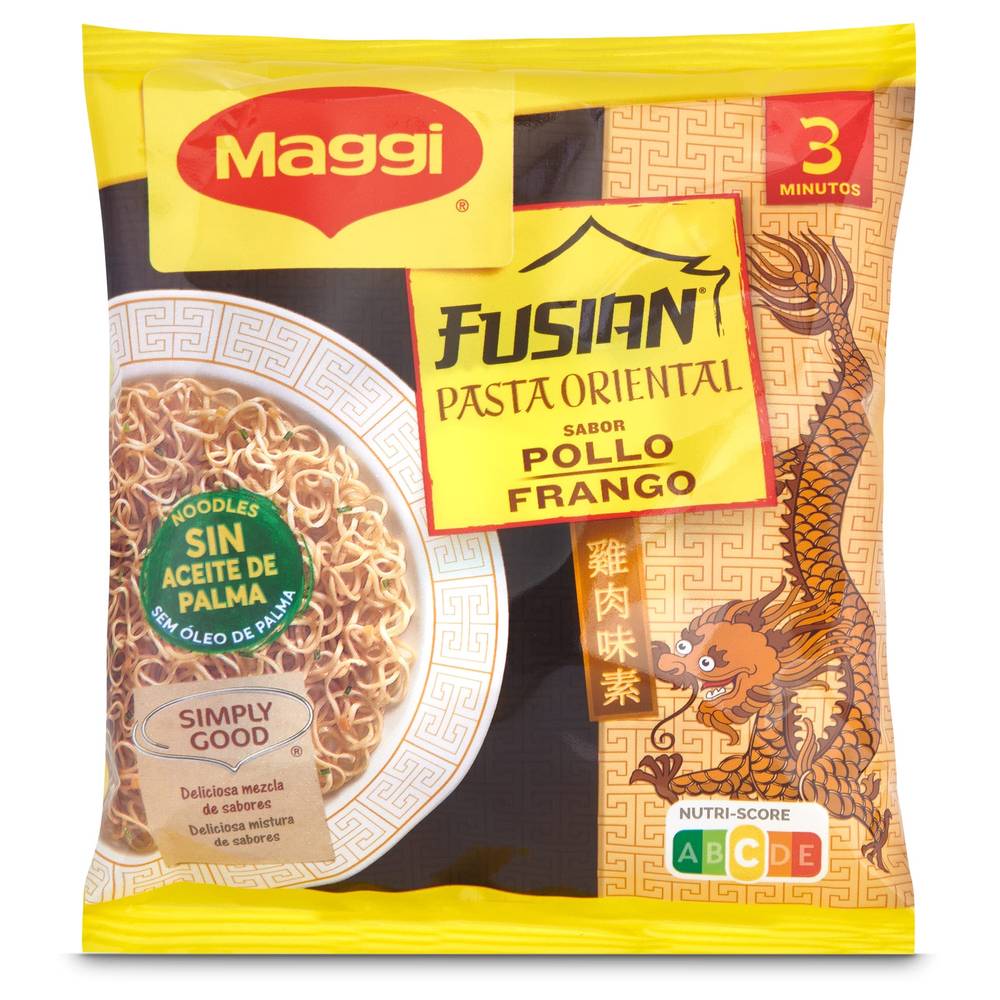 Pasta Oriental Fusian Sabor Pollo Maggi Sobre 71 G