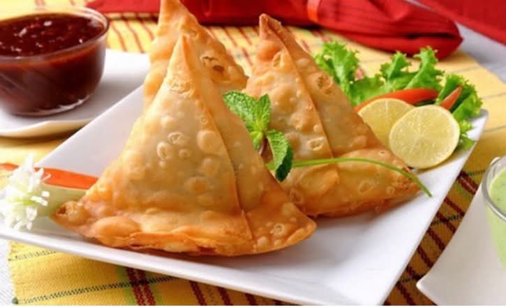 Home Made Meat Samosas