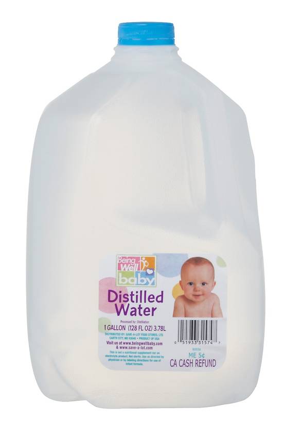 Being Well Baby Distilled Water (1 gal)