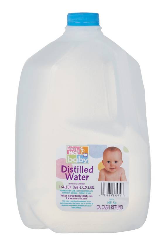 Being Well baby Distilled Water (1 gal)