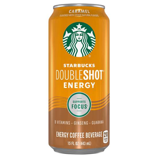 Starbucks Doubleshot Energy Drink Coffee Beverage Caramel (15 fl oz)
