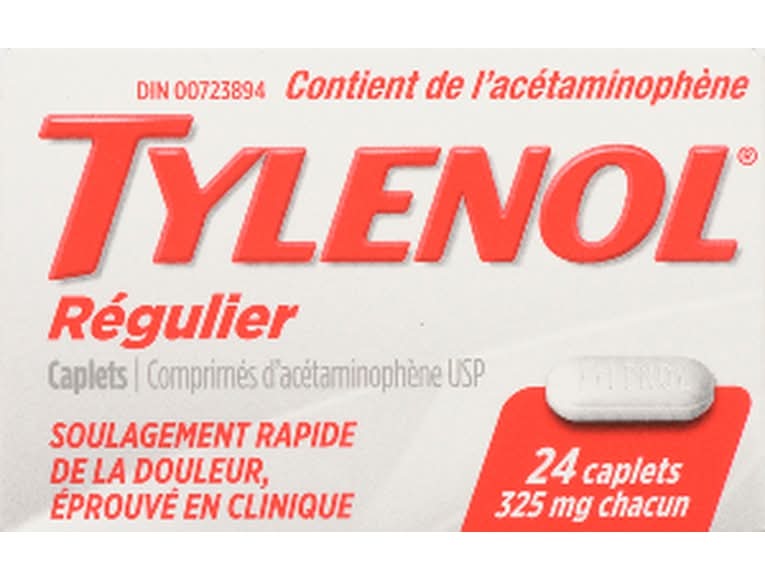 Tylenol Regular Strength Caplets 325 mg (10 g)