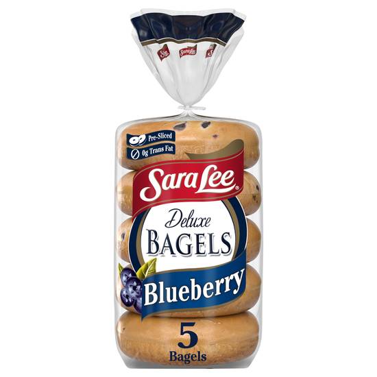 Sara Lee Deluxe Blueberry Bagels (5 ct)