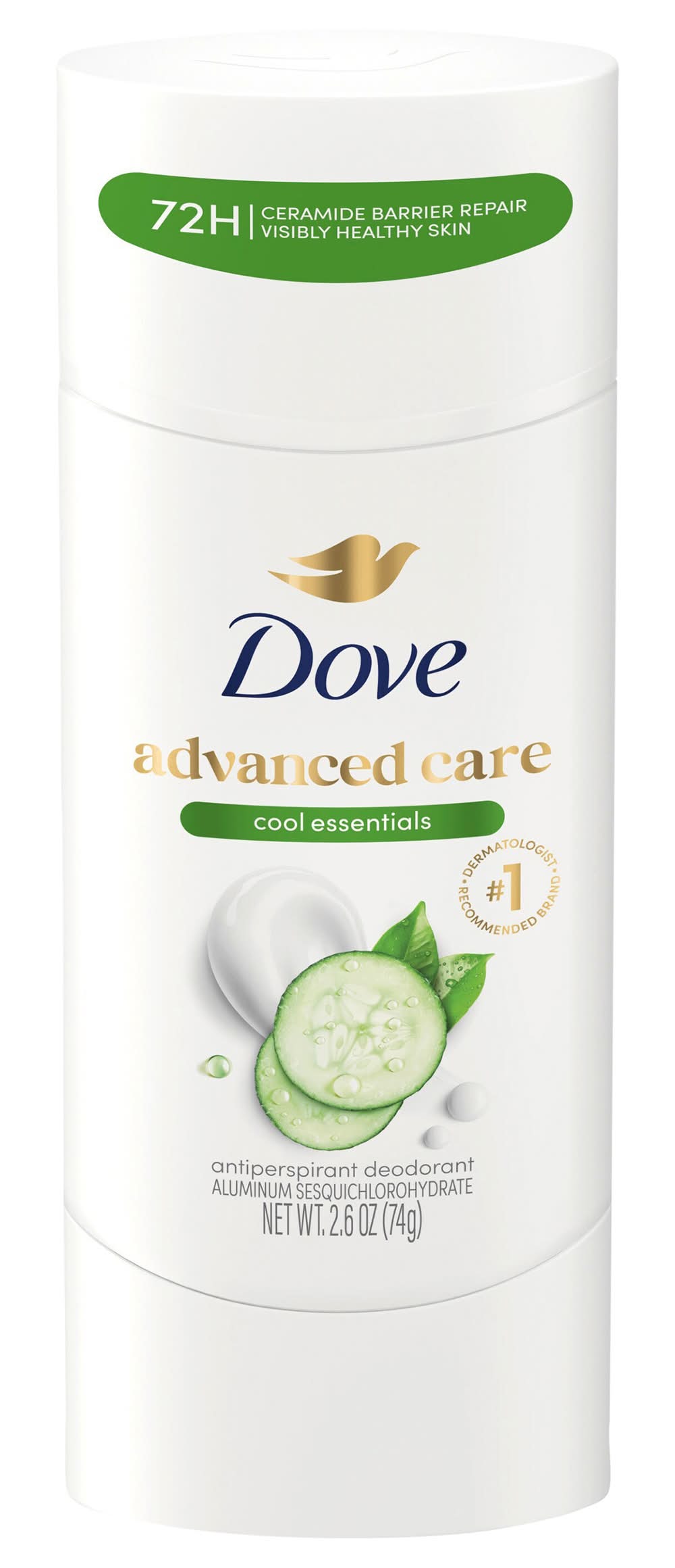 Dove Advanced Care Cool Essentials Deodorant Stick, Cool Essentials (2.6 oz)
