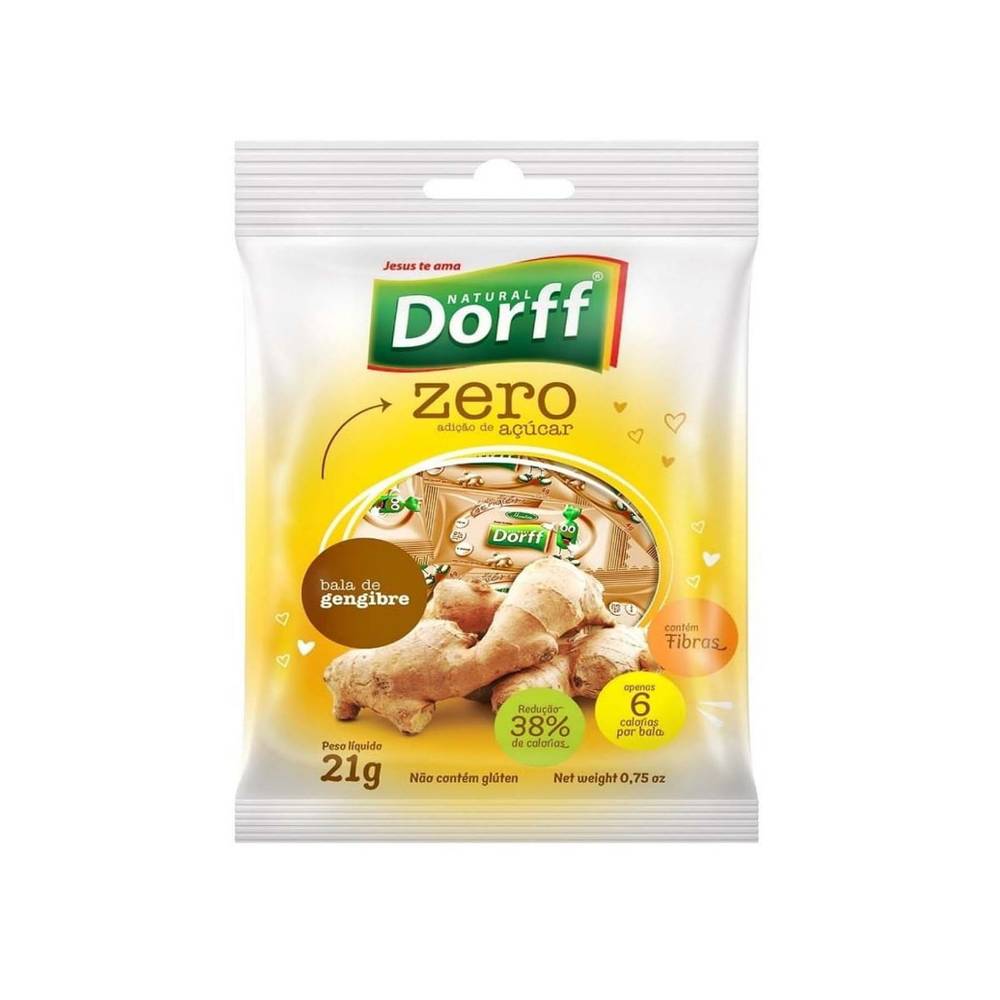 Dorff balas de gengibre (21g)