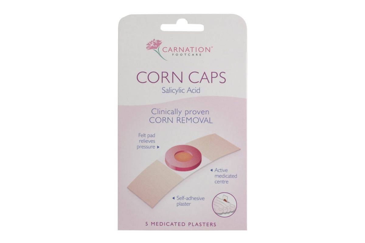 Carnation Corn Caps - 5 Medicated Plasters