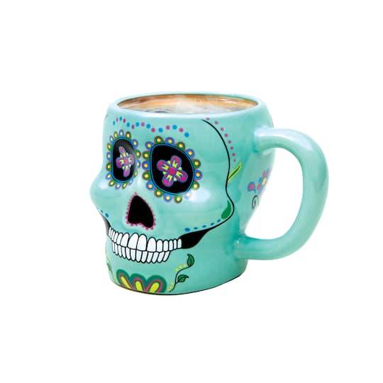 Dia De Los Muertos Sugar Skull Mug