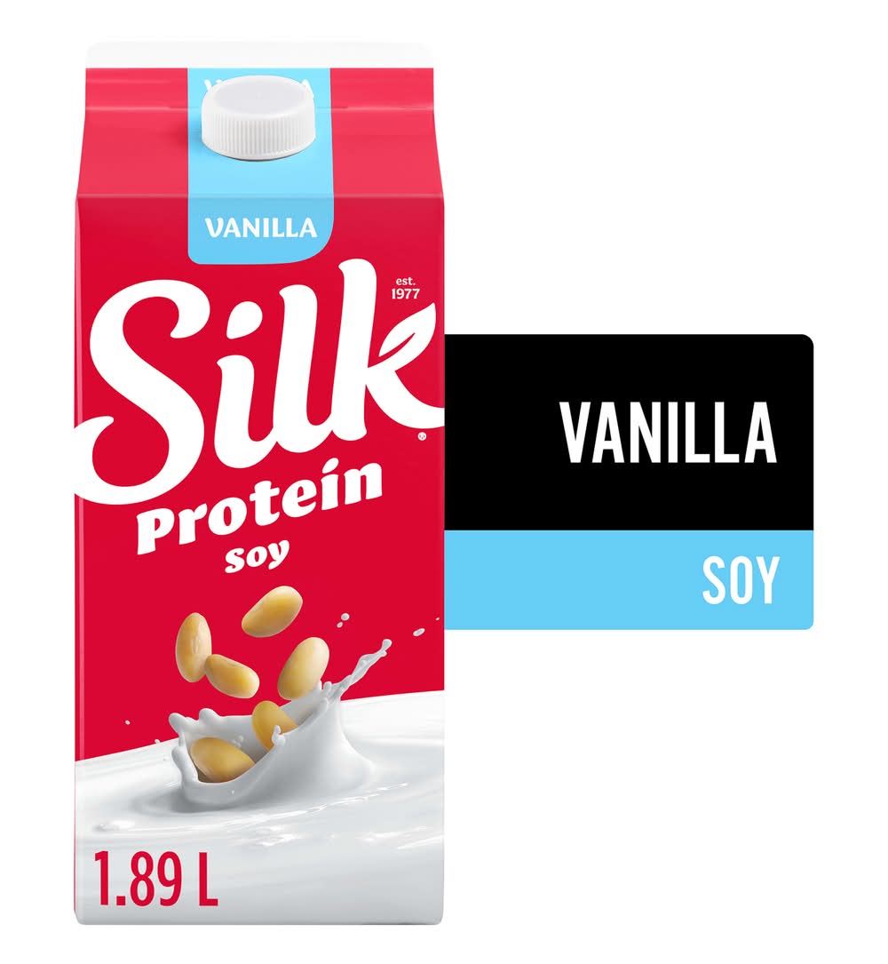 Silk Dairy Free Soy Milk, Vanilla (1.89 L)