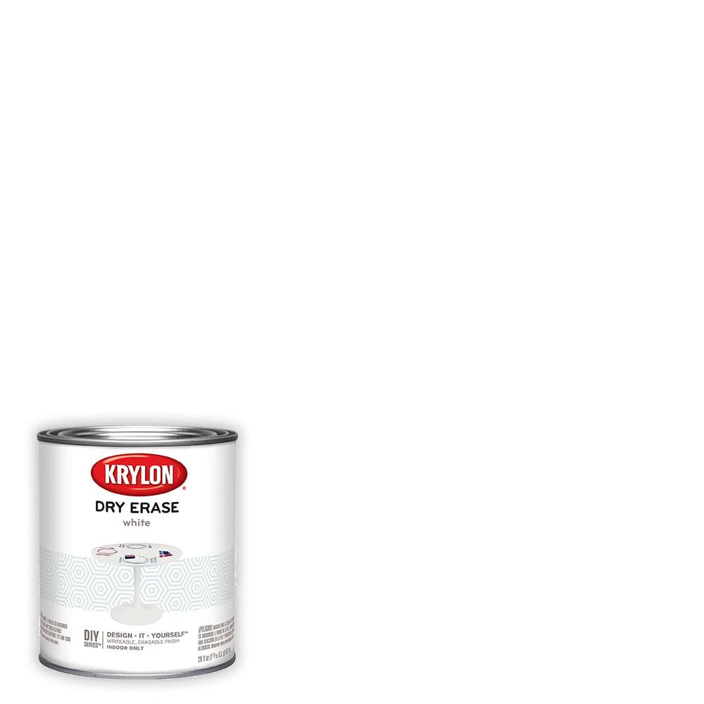 Krylon White Gloss Dry Erase Paint (1-quart) | K03943000