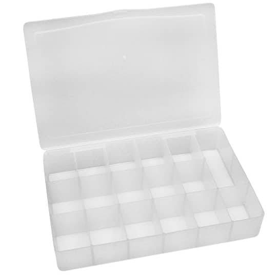 Bead Landing 17 Compartment Organizer (clear)