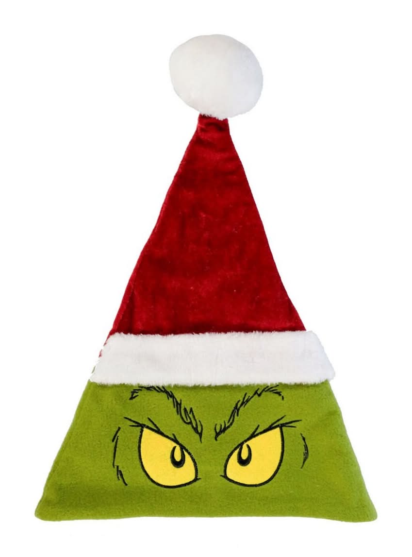 Dr. Seuss The Grinch Santa Hat, 16 in