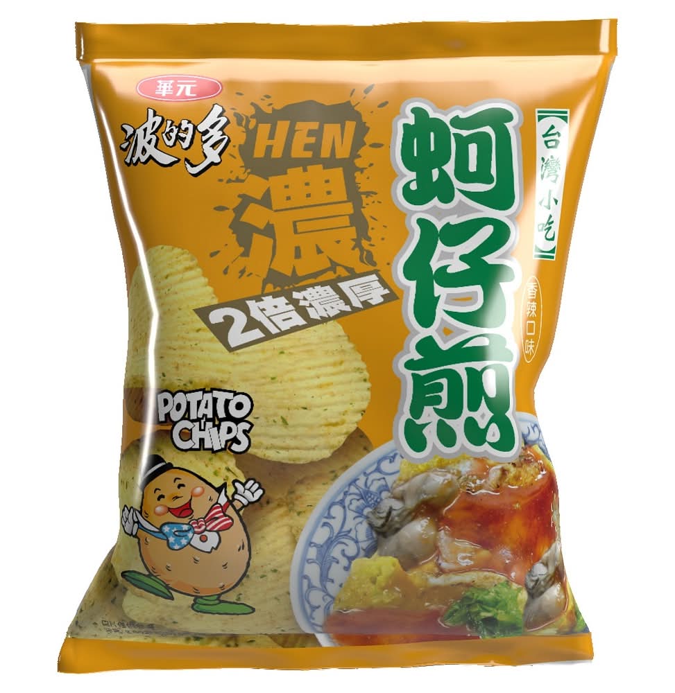 波的多洋芋片(濃厚蚵仔煎香辣口味)59.5g <59.5g克 x 1 x 1Bag包>