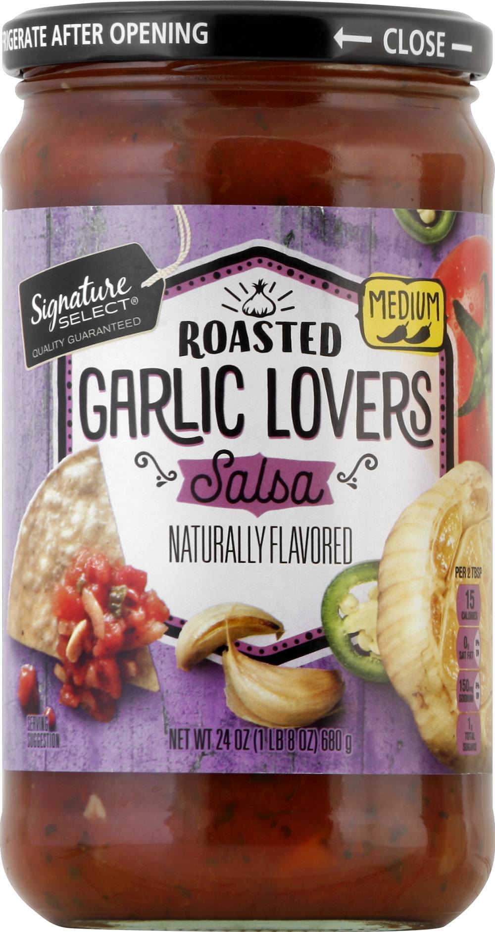 Signature Select Medium Garlic Lover's Salsa (1.5 lbs)