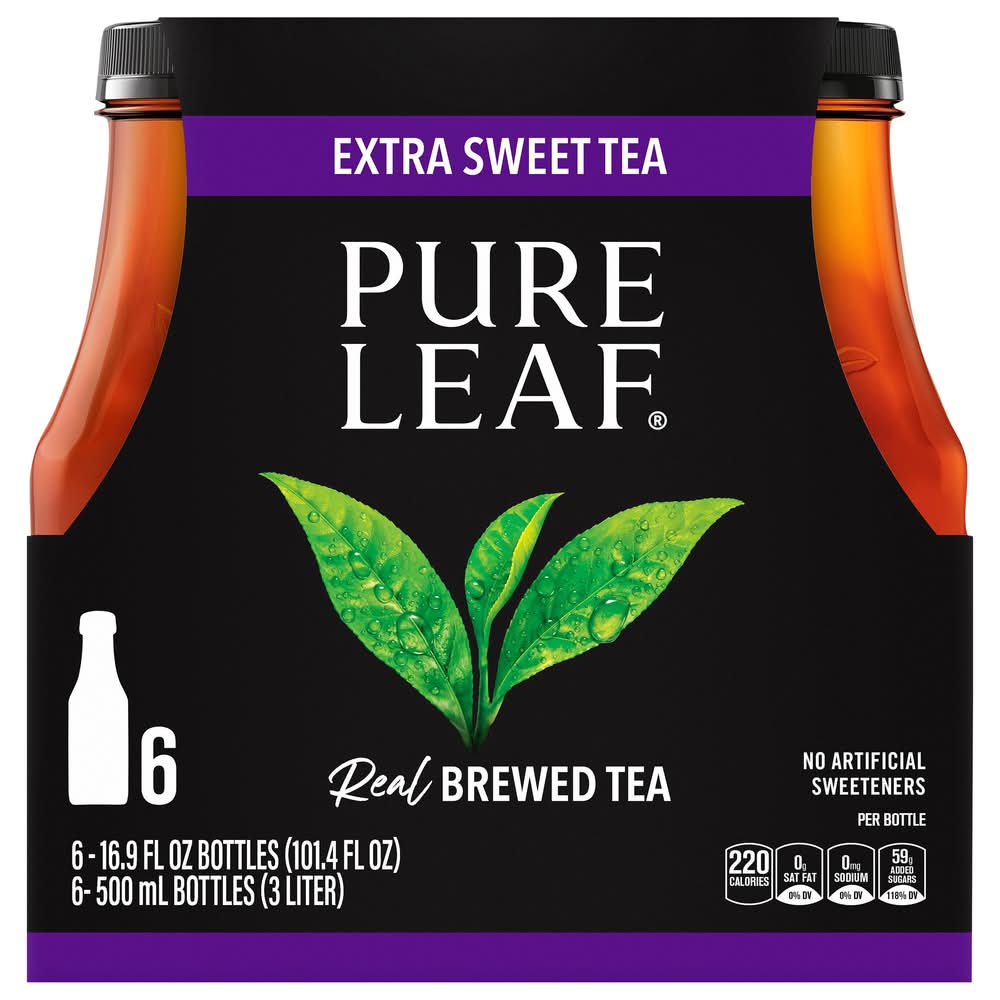 Pure Leaf Extra Sweet Real Brewed Tea (6 x 16.9 fl oz)