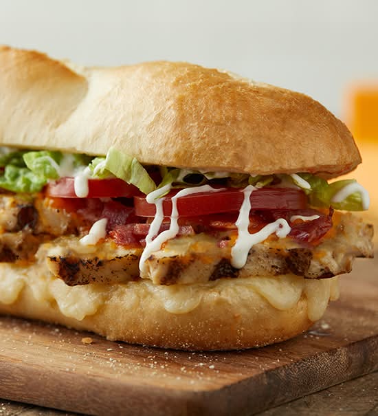 Chicken Bacon Ranch - Gluten Free Sub Bun