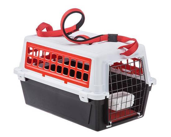 Transportin para perros ferplast atlas 10 trendy plus rosso