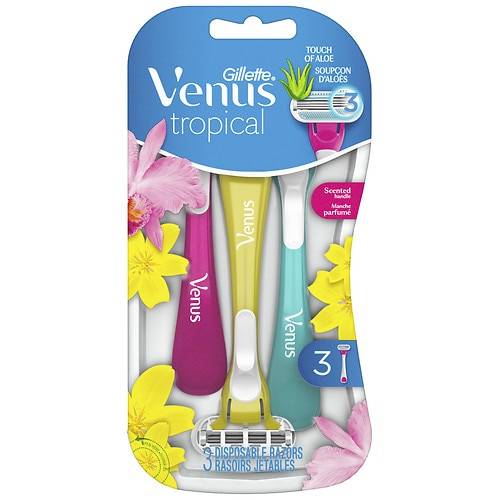 Gillette Venus Tropical Women's Disposable Razor Tropical - 3.0 ea